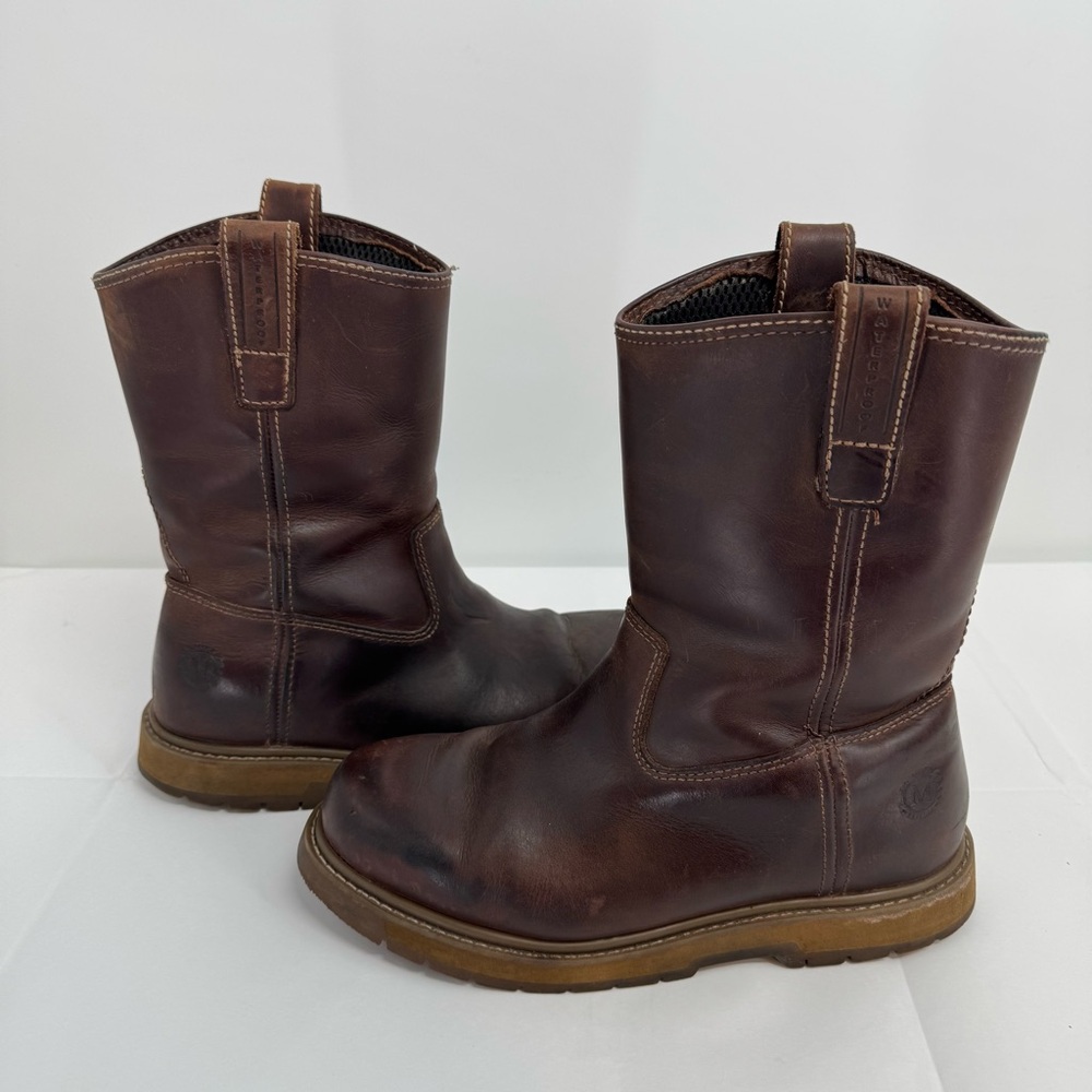 Classic Brown Leather Men's Boots